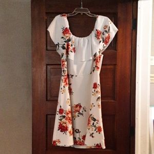 Off shoulder boho dress 2X